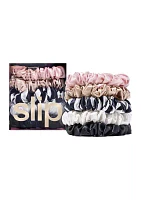 Pure Silk Midi Scrunchies - Multi