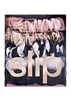 Pure Silk Midi Scrunchies - Multi