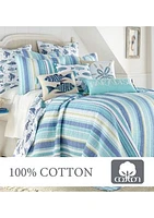 Laida Beach Full/Queen Quilt Set