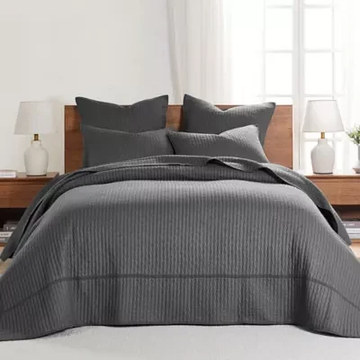 Cross Stitch Chambray Bedspread Set