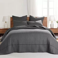 Cross Stitch Chambray Bedspread Set