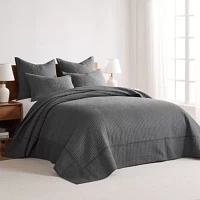 Cross Stitch Chambray Bedspread Set