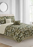Tree Camo Reversible  Quilt Set