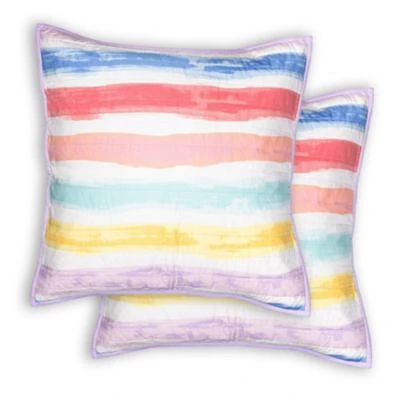 Tiny Hearts 200 Thread Count 100% Cotton Pair Euro Sham