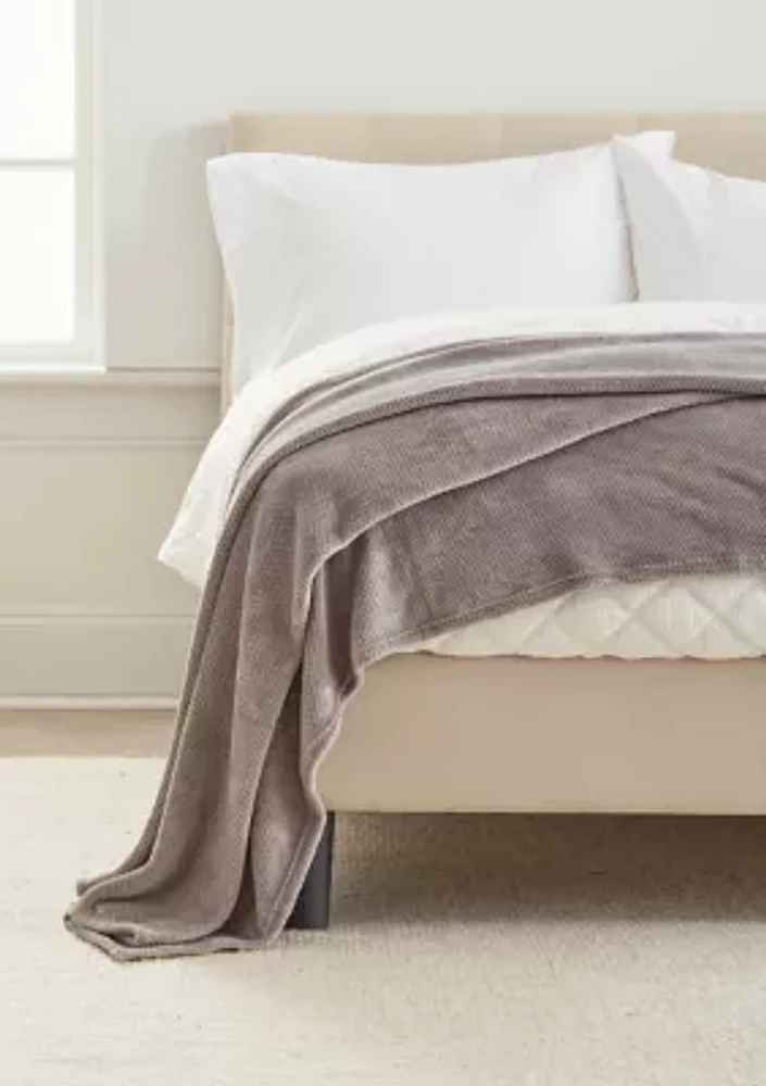 Baroque Micro Jacquard Velvet Blanket