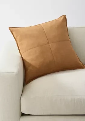 Faux Suede Pillow