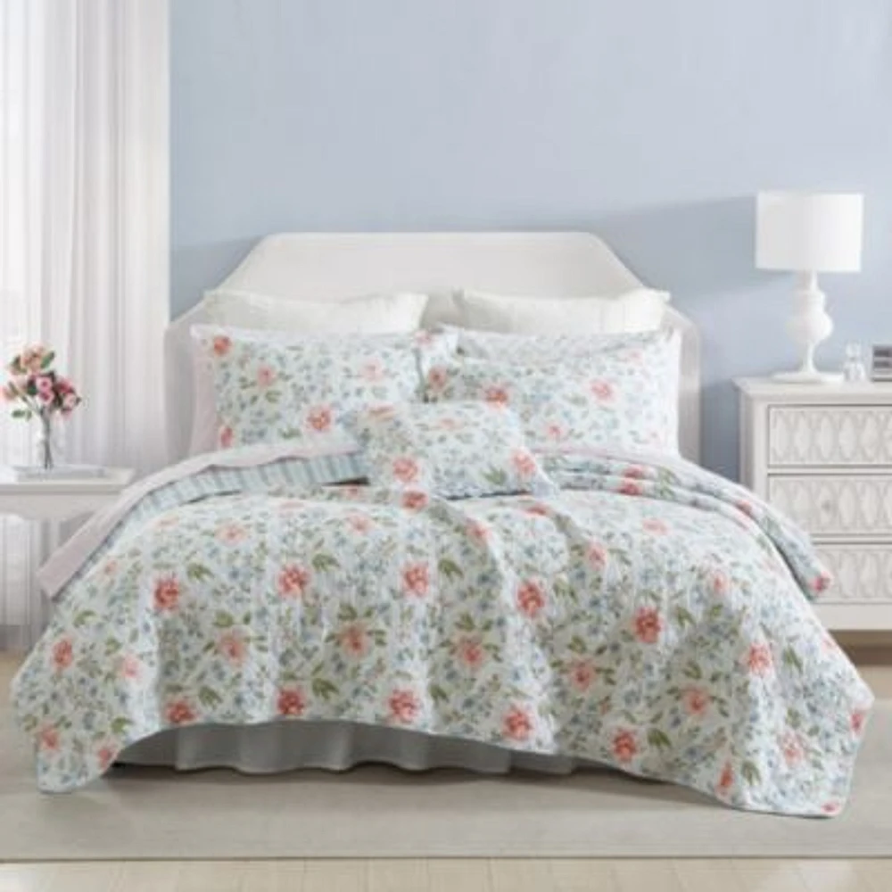 Emilie 100% Cotton Quilt-Sham Set Bonus
