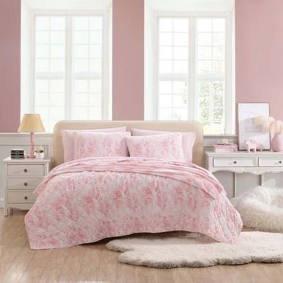 Butterfly Ombre Microfiber Quilt-Sham Set