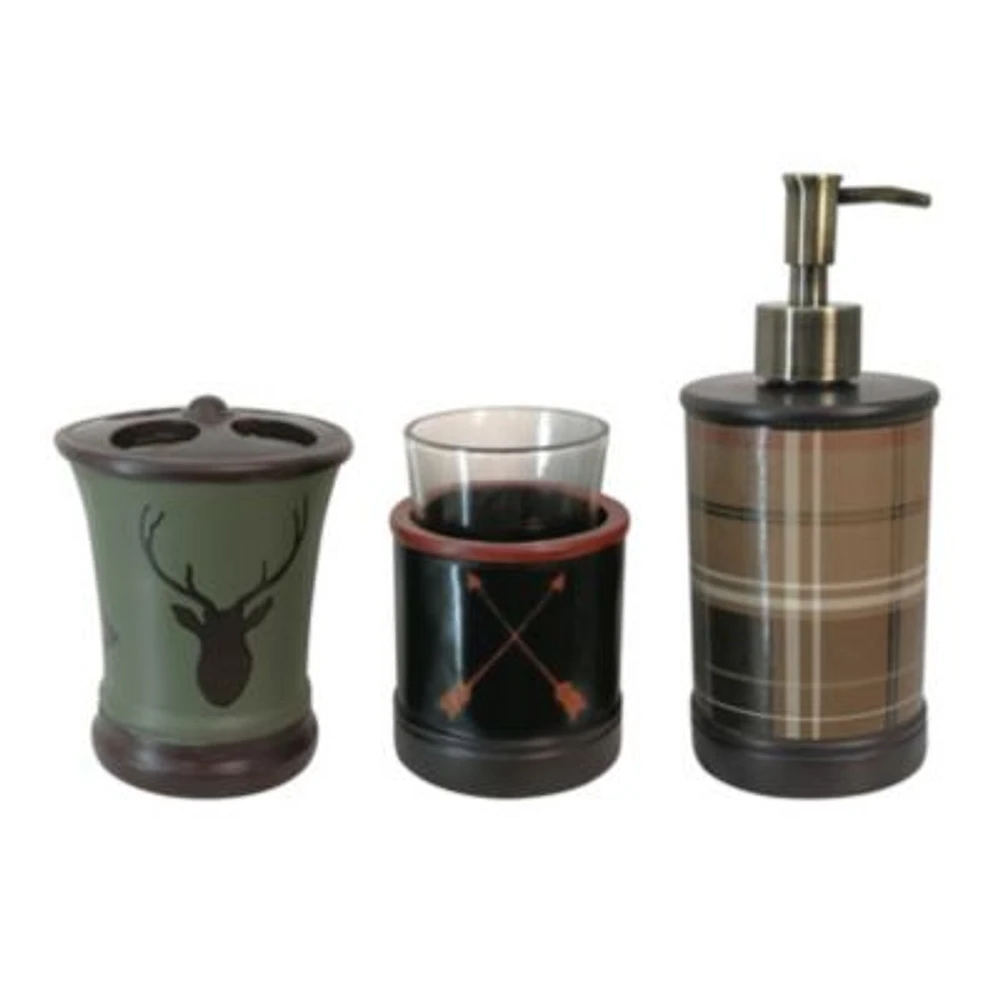 Aztec Bear Countertop Bathroom Set