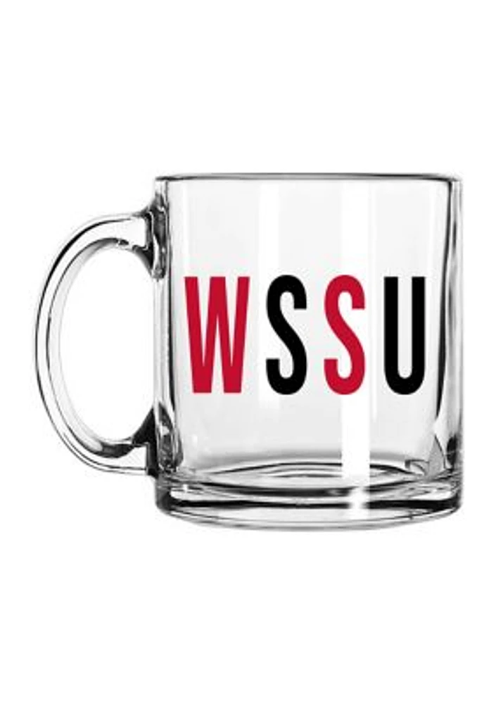NCAA Winston Salem State Rams 13 oz Overtime Glass Mug