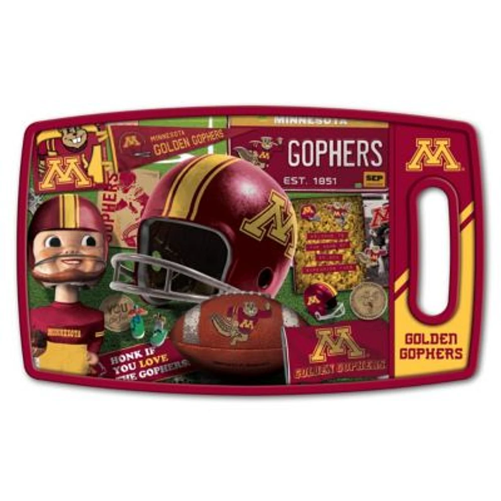 YouTheFan NCAA Minnesota Golden Gophers Retro Series Cutting Board