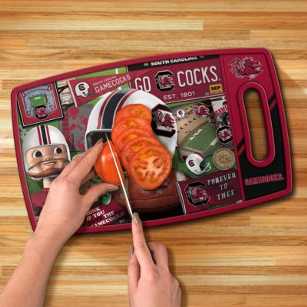 YouTheFan NCAA South Carolina Gamecocks Retro Series Cutting Board