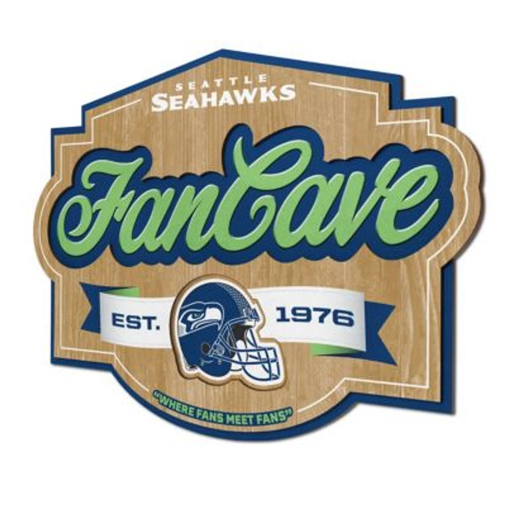 YouTheFan NFL Seattle Seahawks Fan Cave Sign