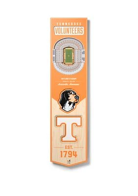 YouTheFan NCAA Tennessee Volunteers 3D Stadium 8x32 Banner - Neyland Stadium