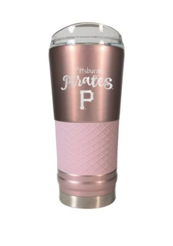 MLB Pittsburgh Pirates 24 Ounce Rose Gold Draft Tumbler