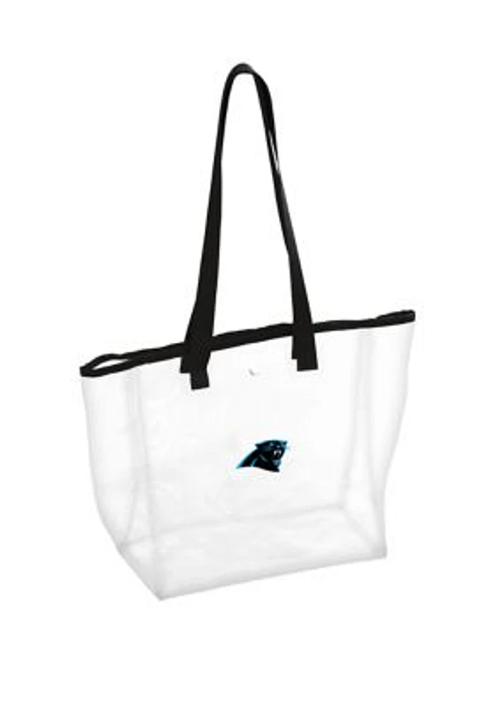 NFL Carolina Panthers 12 in x 6 in x 12 in Clear Tote