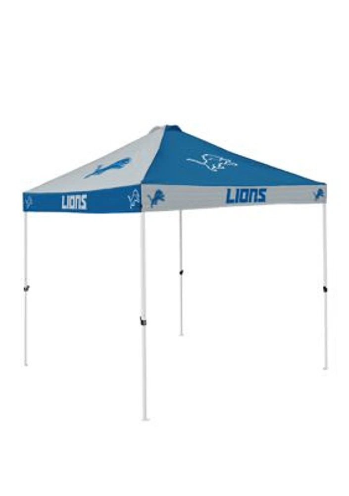 NFL Detroit Lions 108 in x 108 in x 108 in Checkerboard Tent