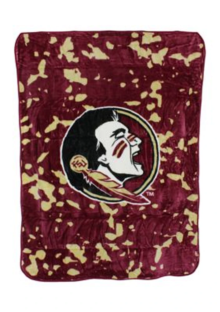 NCAA Florida State Seminoles Huge Raschel Throw Blanket