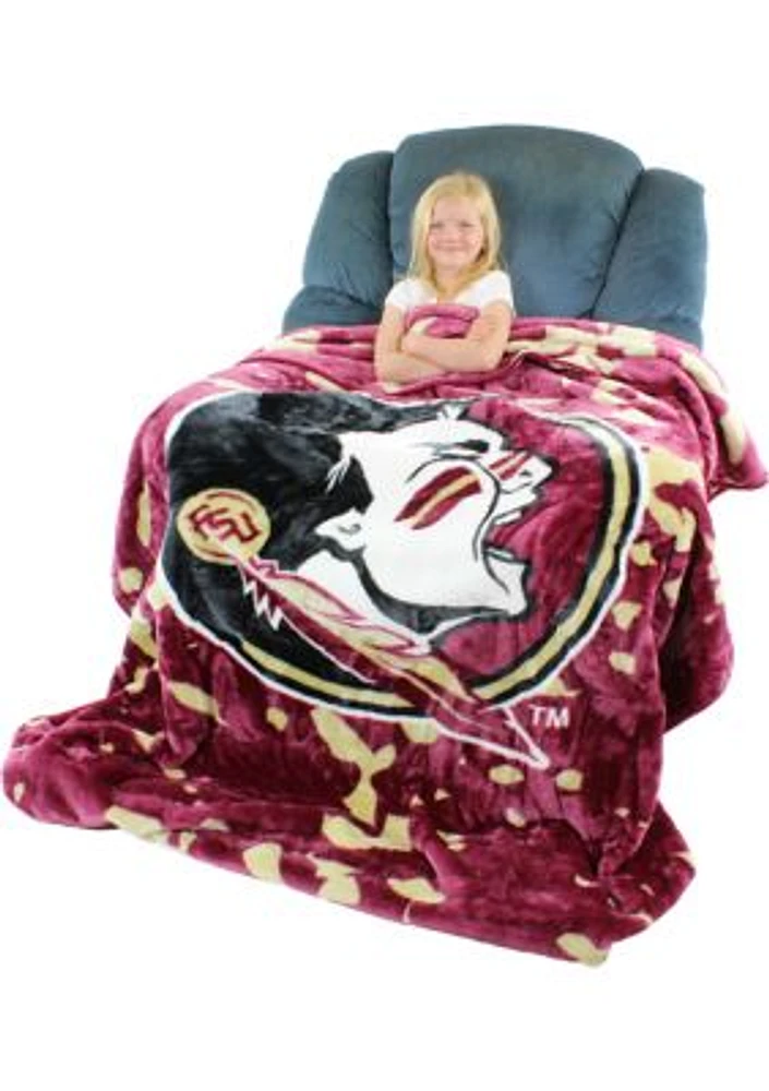 NCAA Florida State Seminoles Huge Raschel Throw Blanket