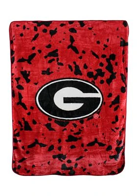 NCAA Georgia Bulldogs Huge Raschel Throw Blanket