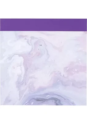 Chunky List Pad - Purple Watercolor