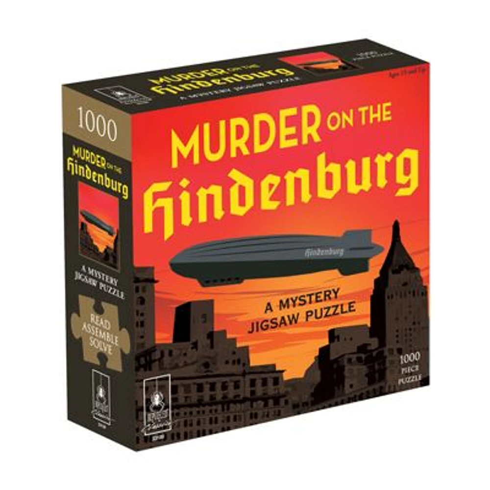 Murder on the Hindenburg Classic Mystery Jigsaw Puzzle: 1000 Pcs