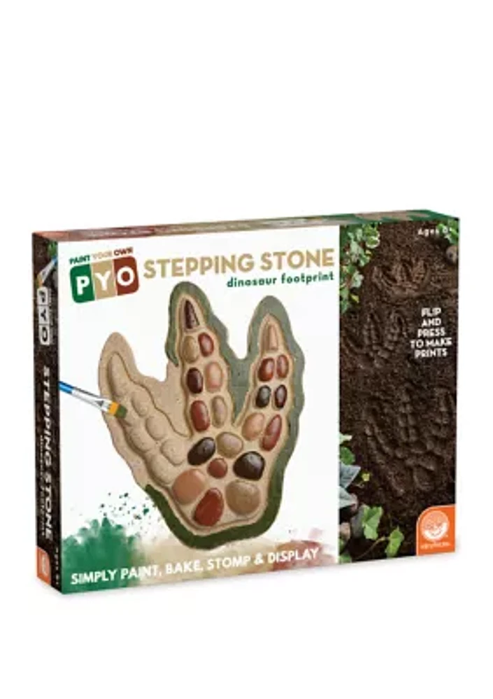 Paint Your Own Stepping Stone - Dinosaur Footprint