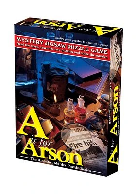 A is for Arson Murder Mystery Jigsaw Puzzle: 1000 Pcs