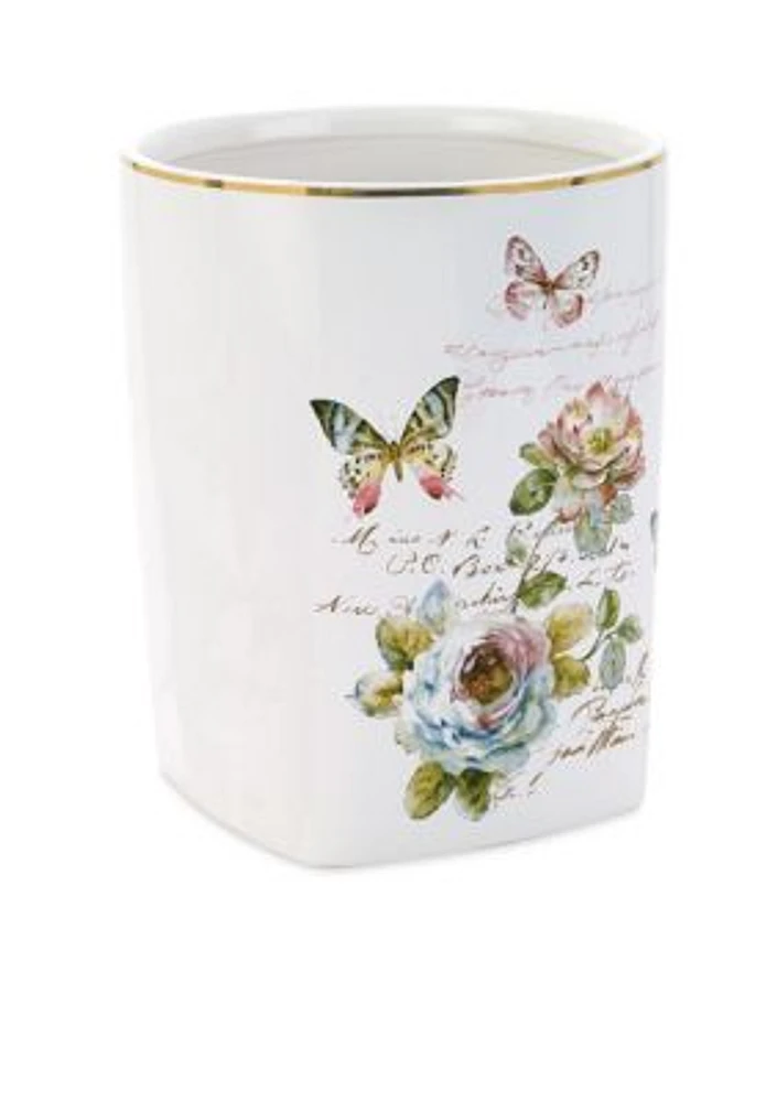 Butterfly Garden Wastebasket