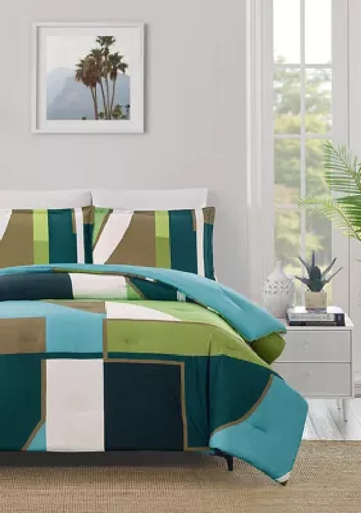 Geometrical Comforter Set