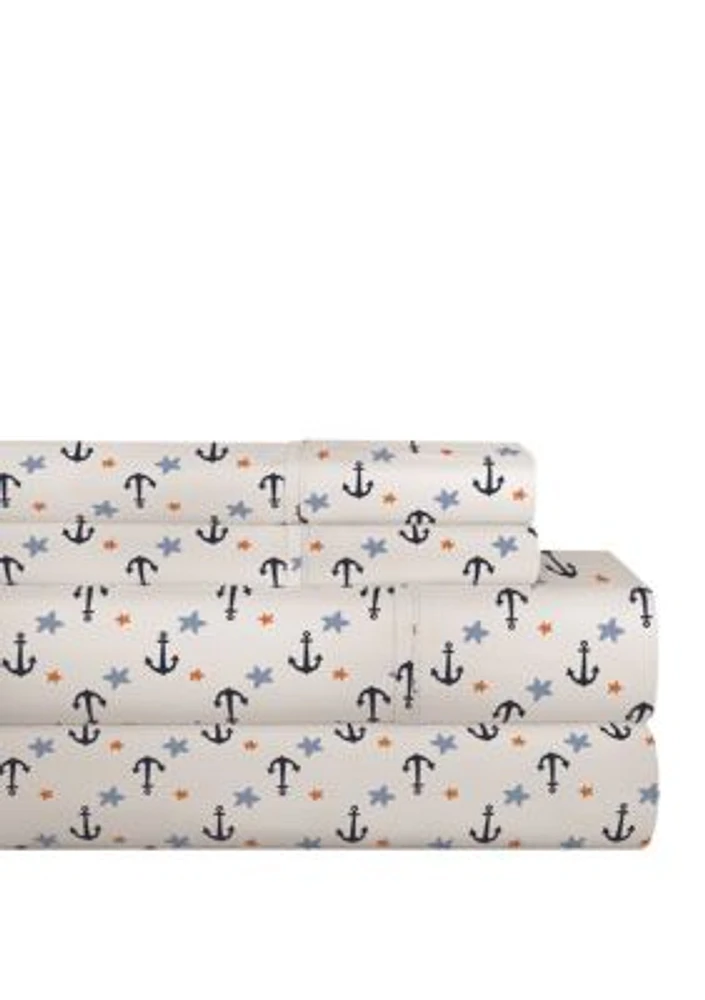 200 TC Percale Cotton Sheet Set