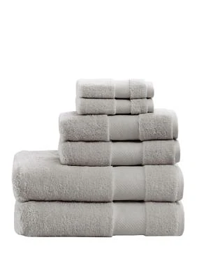 Turkish Cotton 6 Piece Bath Towel Set