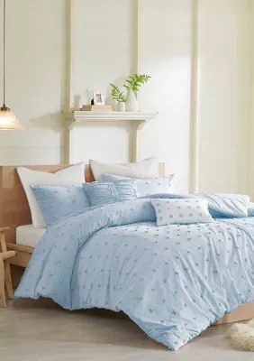 100% Cotton Brooklyn Ultra Soft Jacquard Comforter Set