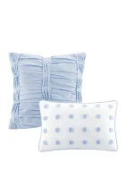 100% Cotton Brooklyn Ultra Soft Jacquard Comforter Set