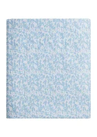 Blue and White Floral Sheet Set