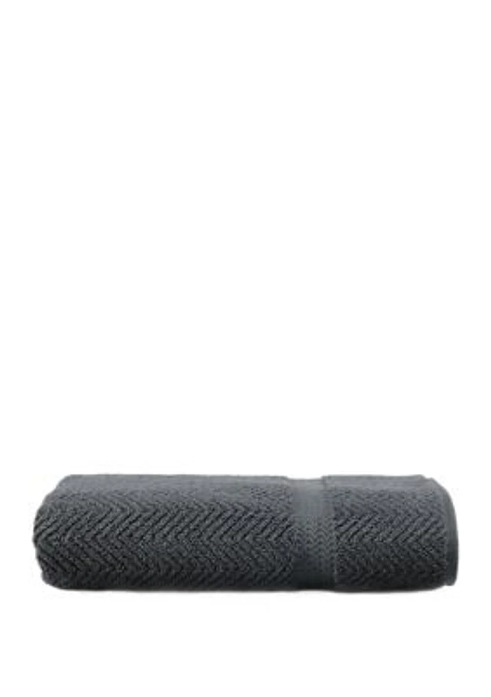 Turkish Cotton Herringbone Bath Towel
