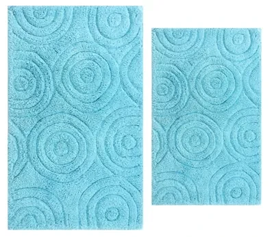 CIRCLES 20X30 24X40 Bath Rug Set