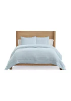 Skylar Blue 3 Piece Quilt Set
