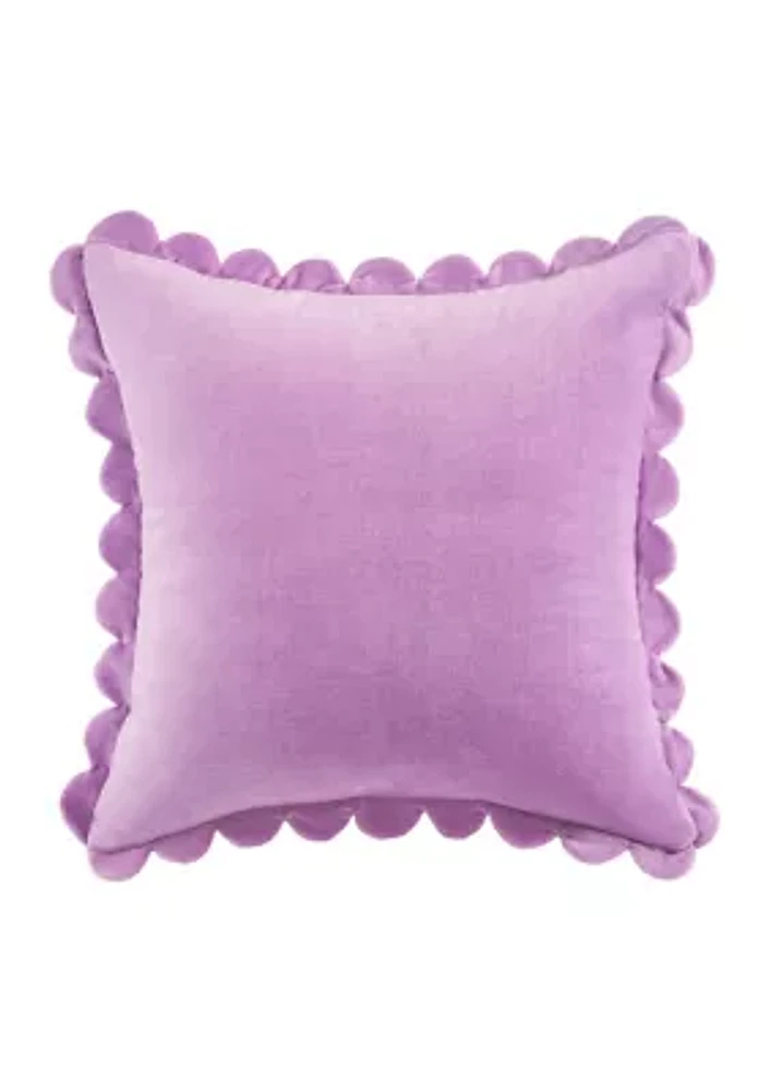 Scalloped Edge Pillow
