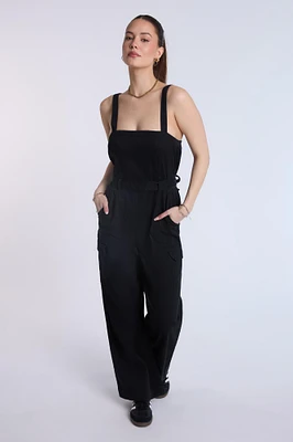Cargo Belted Jumpsuit
