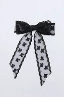 Lace Bow Clip