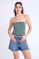 Super High Rise Comfort Waistband Baggy Denim Shorts