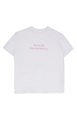 I'm Not Shy I Just Don't Like You Graphic Relaxed Tee