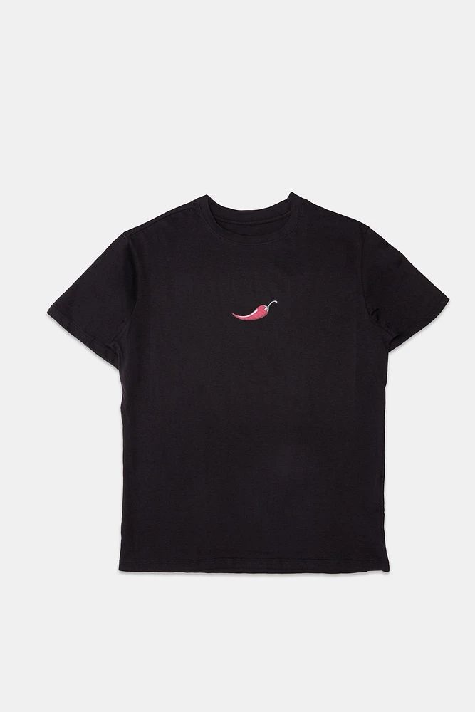 Chilli Pepper Graphic Boyfriend Tee