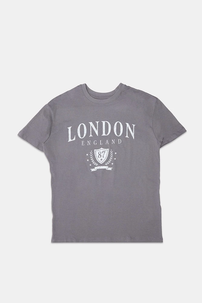 London England Graphic Boyfriend Tee