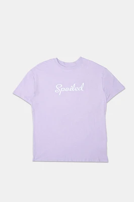 Spoiled Graphic Boyfriend Tee