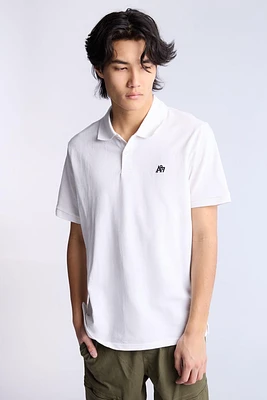 AERO A 87 Embroidered Pique Polo