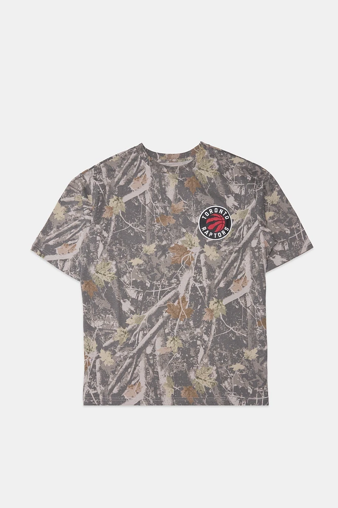 Toronto Raptors Graphic Tree Camouflage Tee