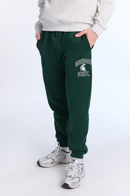 Michigan State Embroidered Sweatpants