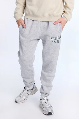 Michigan State Spartans Embroidered Sweatpants